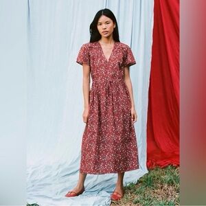 Christy Dawn-Simple Dawn dress in Rouge Rosette